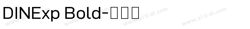 DINExp Bold字体转换